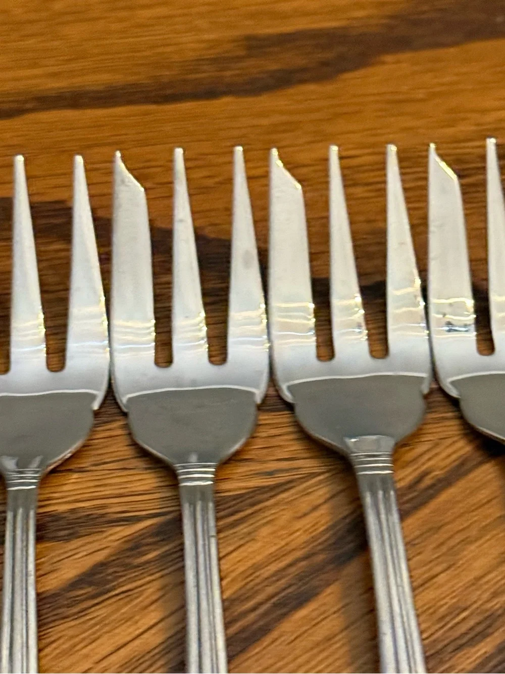 Farberware Amour 4 Salad Fork Stainless Flatware Silverware 6 1/2”